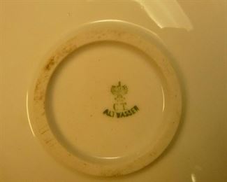 mark on beautiful antique hand painted plate