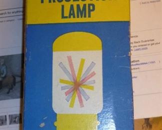 vintage projector light bulb
