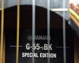 Yamaha special edition guitar, Model G-55-1BK & case