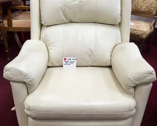 Lane "action" rocker-swivel recliner, leather