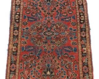 Antique Hand Knotted Deregazine Carpet 
