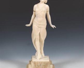 Art Deco Alabaster Light