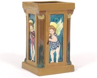 Austrian Majolica Musical Angels Jardiniere 