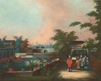 China Trade Painting, 19th Century