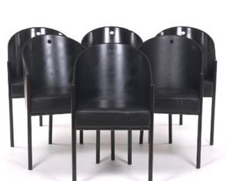 Driade Costes Dining Armchairs, Set of Six