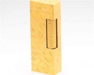 Dunhill Switzerland Gold Filled Lighter 