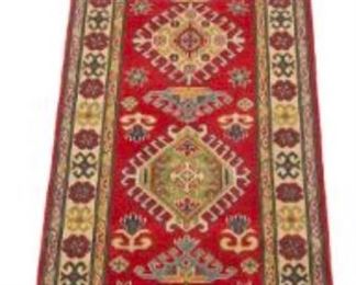 Fine Hand Knotted Kazak Runner
