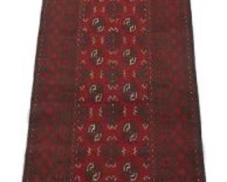 Fine Hand Knotted Turkoman Runner