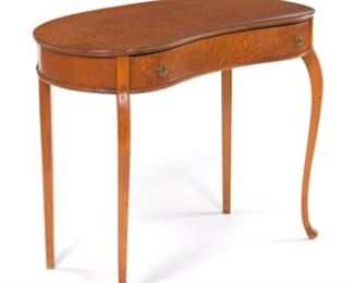 French Birds Eye Maple Dressing Table