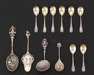 Group of Sterling Silver Spoons