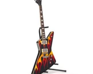 Hamer Explorer Style Flame Guitar 