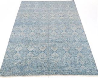 Hand Knotted ClairdeLune East Turkestan Khotan Carpet 