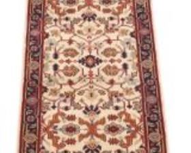 Hand Knotted Heriz Runner 