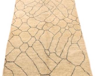 Hand Knotted Moroccan Style Carpet 