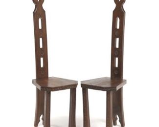 Jose Alfonso Monrabal Pair of Hanging Chairs 