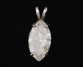 Ladies 1.00 ct Diamond Pendant 