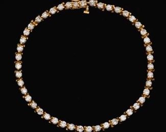 Ladies Diamond Tennis Bracelet 