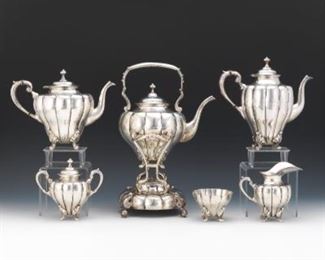 Mexican Silver Tea and Coffee Service