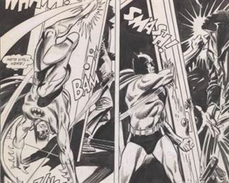 Original Batman Comic Illustration