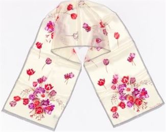 Oscar De La Renta Silk Scarf 