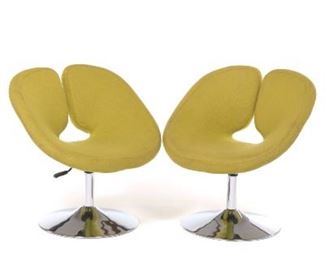 Pair of Apollo Swivel Chairs, Patrick Norguet for Artifort