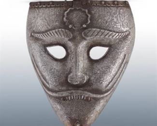 Persian Steel Battle Mask, ca. 15th16th Century
