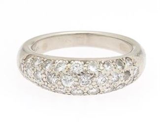 Platinum and Diamond Ring 