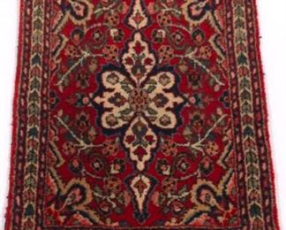 Semi Antique Hand Knotted Zanjan Carpet 