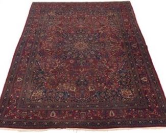 SemiAntique Fine Hand Knotted Mashad Carpet