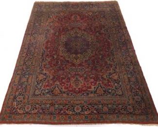 SemiAntique Hand Knotted Mashad Carpet