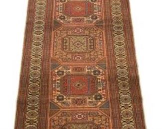 SemiAntique Very Fine Hand Knotted Kayseri Runner 