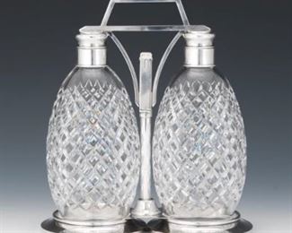 Tiffany  Co. Sterling Silver and Crystal Tantalus 