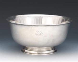Tiffany  Co. Sterling Silver Reproduction Paul Revere Bowl, ca. Mid20th Century