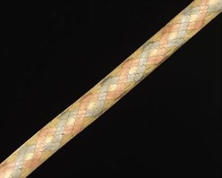 TriColor Gold Bracelet 
