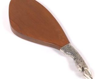 Valenti Silver Plated and Wood Cutting Board