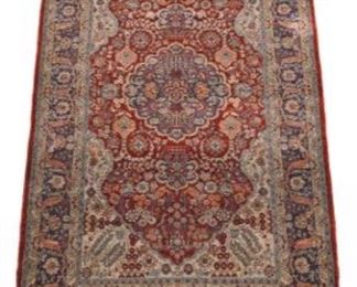 Very Fine Hand Knotted Isfahan Carpet 