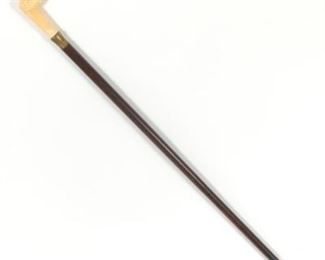 Victorian Carved Bone and Carved Wood 