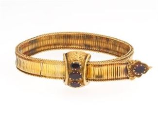 Victorian Gold and Slider Bracelet 