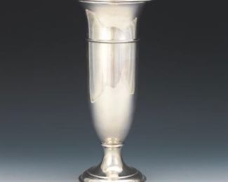 Watson Company Sterling Silver Weighted Trumpet Vase 