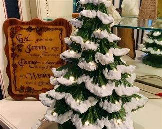 Musical Ceramic Lighted Christmas Tree