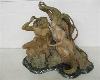 "Where The Sea Caresses The Shore" bronze by Jerry Joslin