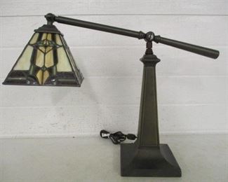 Colour Creations by Tania Bricel Arts & Crafts style adjustable desk lamp