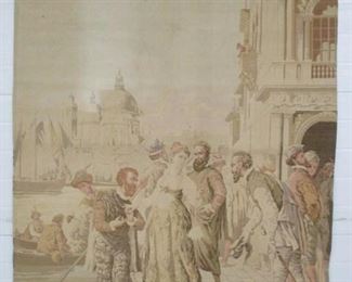 Large Venetian scene tapestry