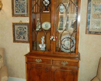 English not-antique bookcase cupboard