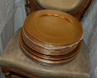 Gold chargers