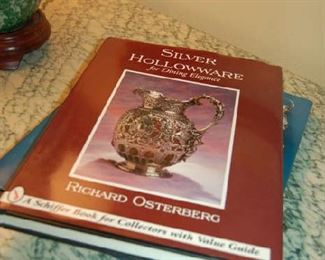 Numerous decorator coffee table books