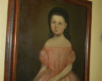 Antique American portrait