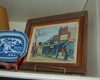 "County Store" signed by artist