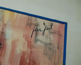Artist signed painting