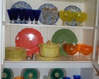 Colorful dinnerware